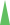 a solid medium sea green 10-by-25 isosceles triangle