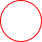 A white circle outlined by a thin red line.  The circle has a diameter of 40.
