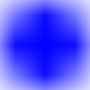 a small blue circle, scaled by 30