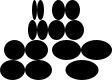a center-aligned stack of images (a center-aligned sequence of images (a center-aligned stack of images (a center-aligned sequence of images (a solid black 5-by-20 ellipse beside a solid black 7-by-20 ellipse) above a center-aligned sequence of images (a solid black 9-by-20 ellipse beside a solid black 11-by-20 ellipse)) beside a center-aligned stack of images (a center-aligned sequence of images (a solid black 13-by-20 ellipse beside a solid black 15-by-20 ellipse) above a center-aligned sequence of images (a solid black 17-by-20 ellipse beside a solid black 19-by-20 ellipse))) above a center-aligned sequence of images (a center-aligned stack of images (a center-aligned sequence of images (a solid black 21-by-20 ellipse beside a solid black 23-by-20 ellipse) above a center-aligned sequence of images (a solid black 25-by-20 ellipse beside a solid black 27-by-20 ellipse)) beside a center-aligned stack of images (a center-aligned sequence of images (a solid black 29-by-20 ellipse beside a solid black 31-by-20 ellipse) above a solid black 33-by-20 ellipse)))