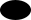 a solid black 31-by-20 ellipse