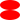 a stack of two red ellipses