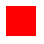 A red square of side length 15.