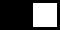 a center-aligned sequence of images (a solid black square with side length 30 beside an outlined black square with side length 30)