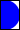 the right two thirds of a solid blue circle with diameter 30, with a black frame around it