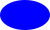 a solid blue 50-by-30 ellipse