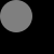 the result of subtracting a solid black circle with diameter 30 from a solid black square with side length 50
