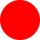 a solid red circle with diameter 40