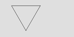 A triangle with sides of length 100