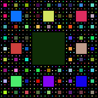 Another Sierpinski carpet with lots of different colors