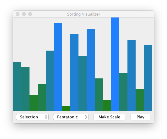 Sorting Visualizer Example